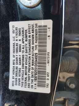 2013 HONDA CIVIC