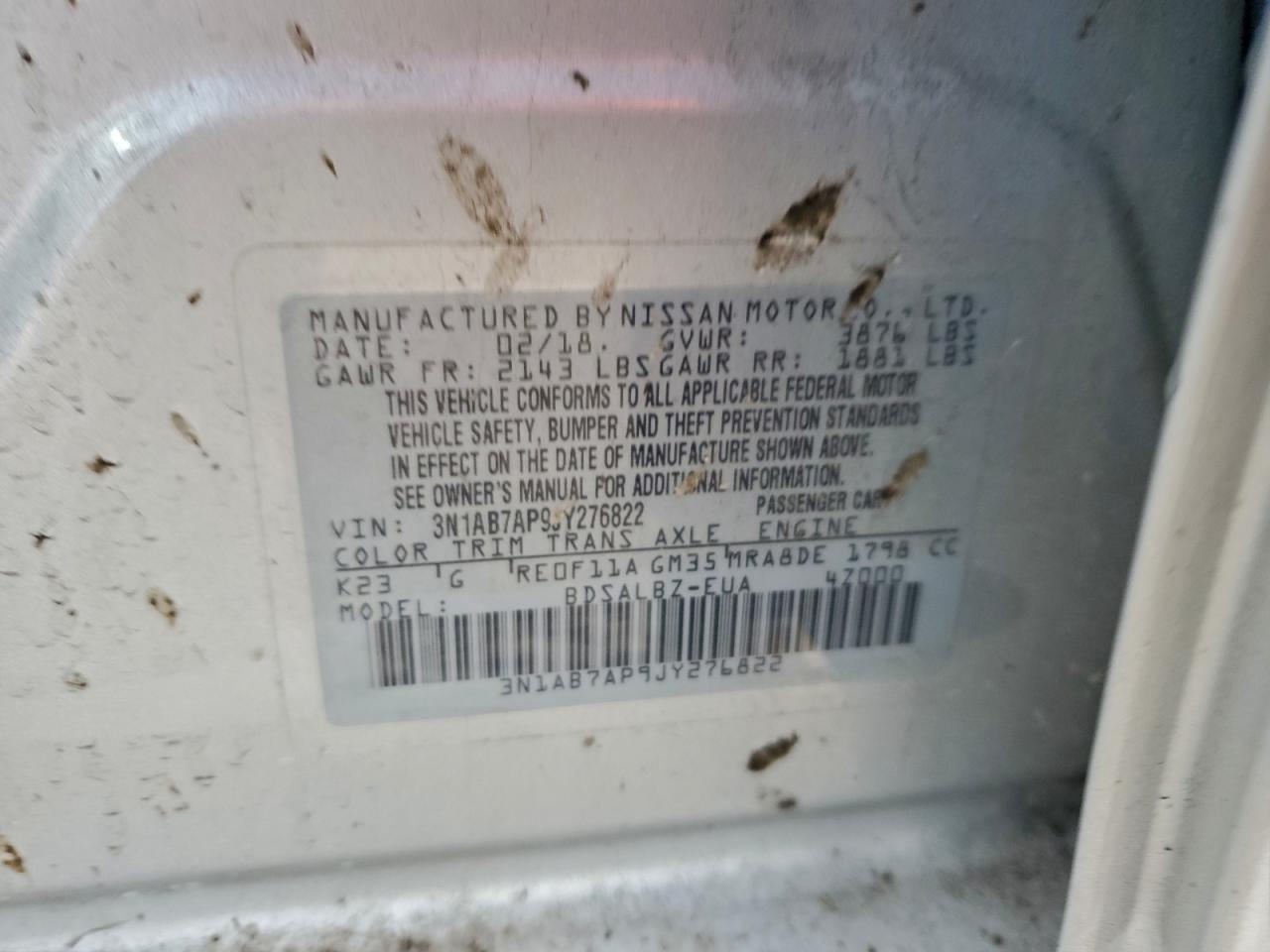 2018 NISSAN SENTRA