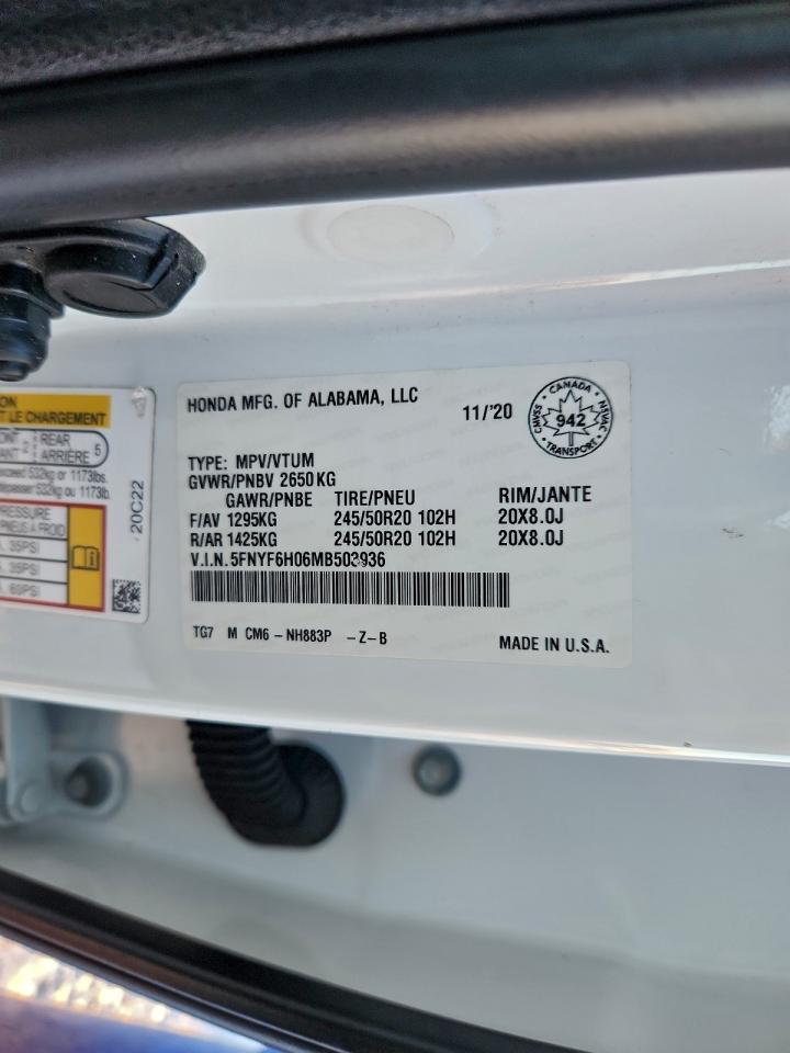 2021 HONDA PILOT