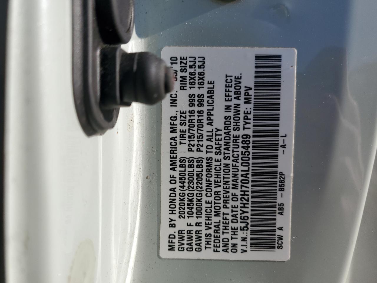 2010 HONDA Element