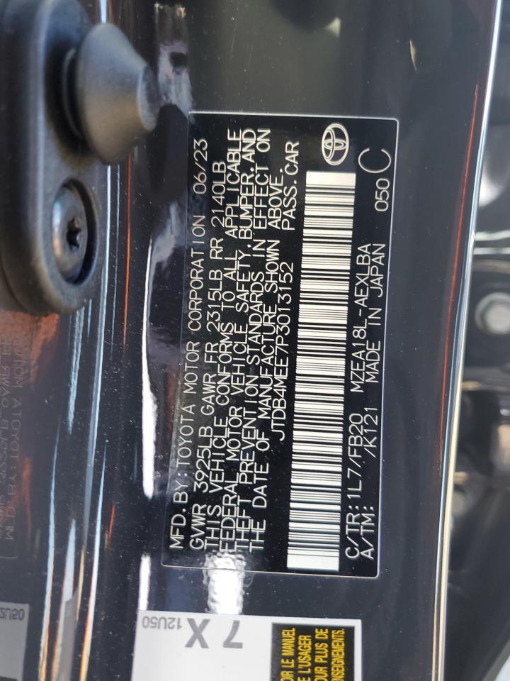 2023 TOYOTA COROLLA