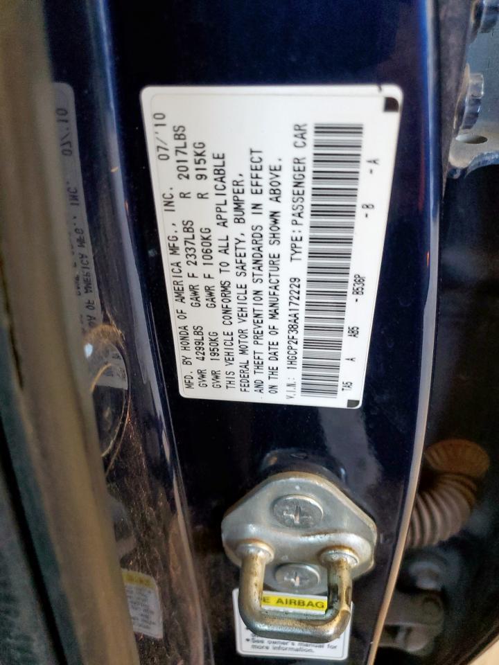 2010 HONDA ACCORD