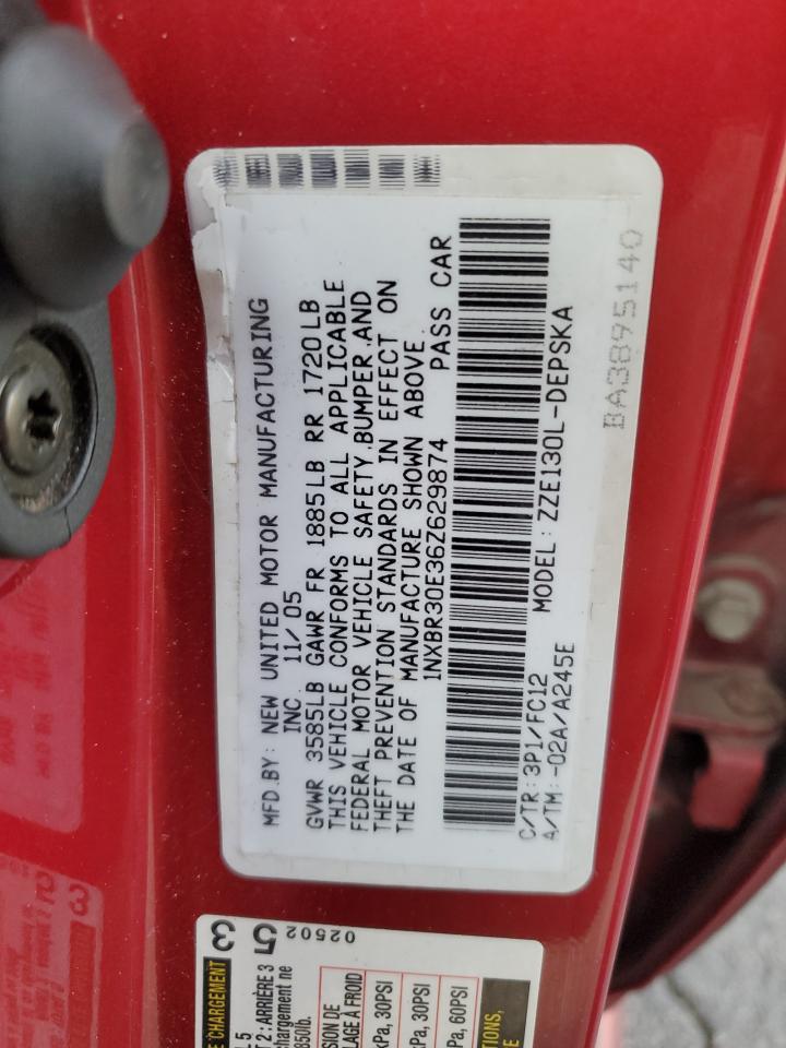 2006 TOYOTA COROLLA