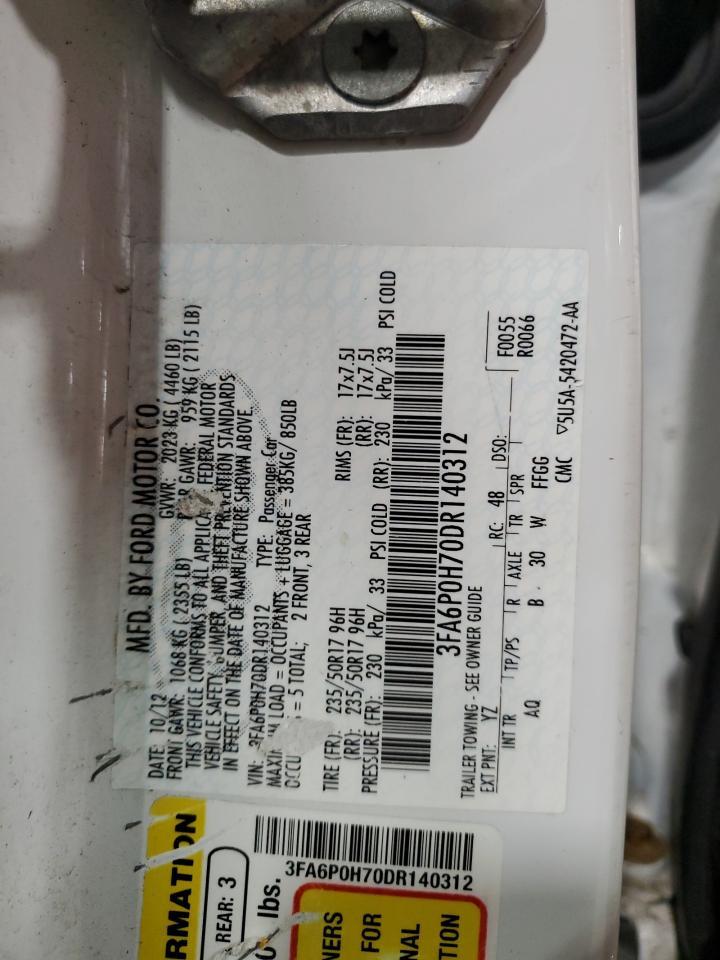 2013 FORD FUSION