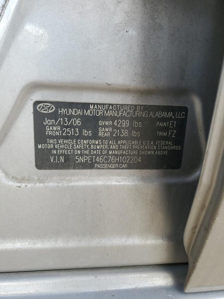 2006 HYUNDAI SONATA