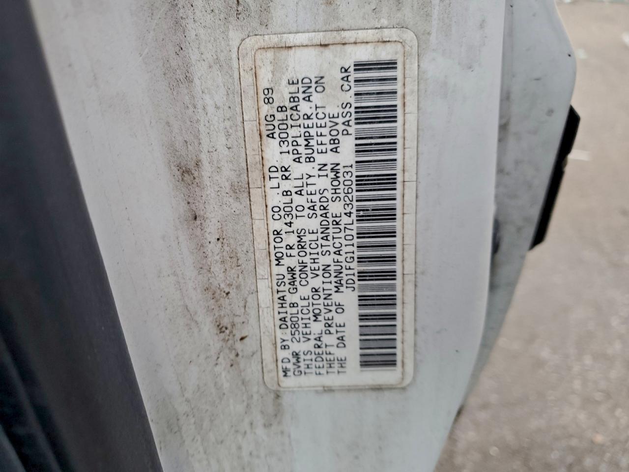 1990 Daihatsu Charade