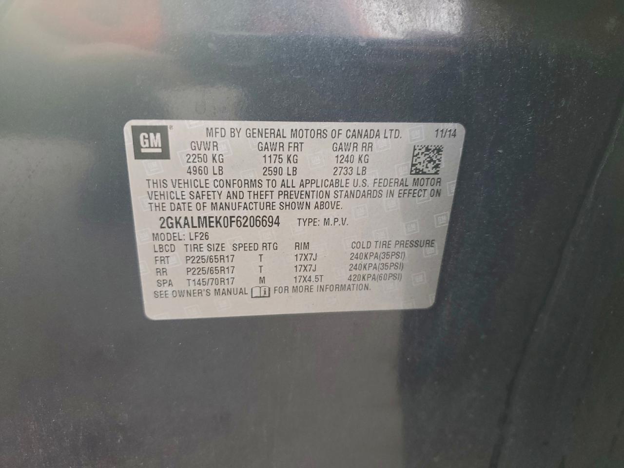 2015 GMC Terrain