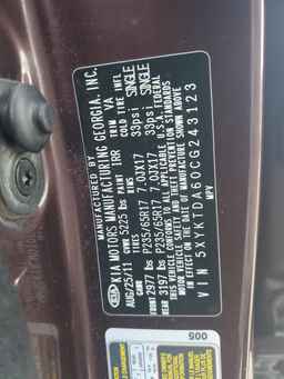 2012 KIA SORENTO