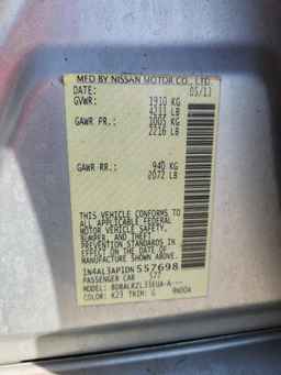 2013 NISSAN ALTIMA