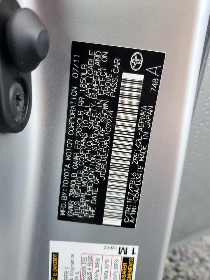 2011 TOYOTA COROLLA