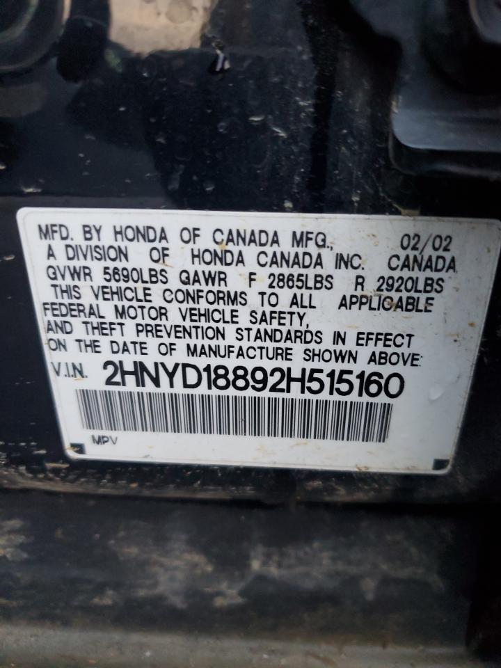 2002 ACURA MDX