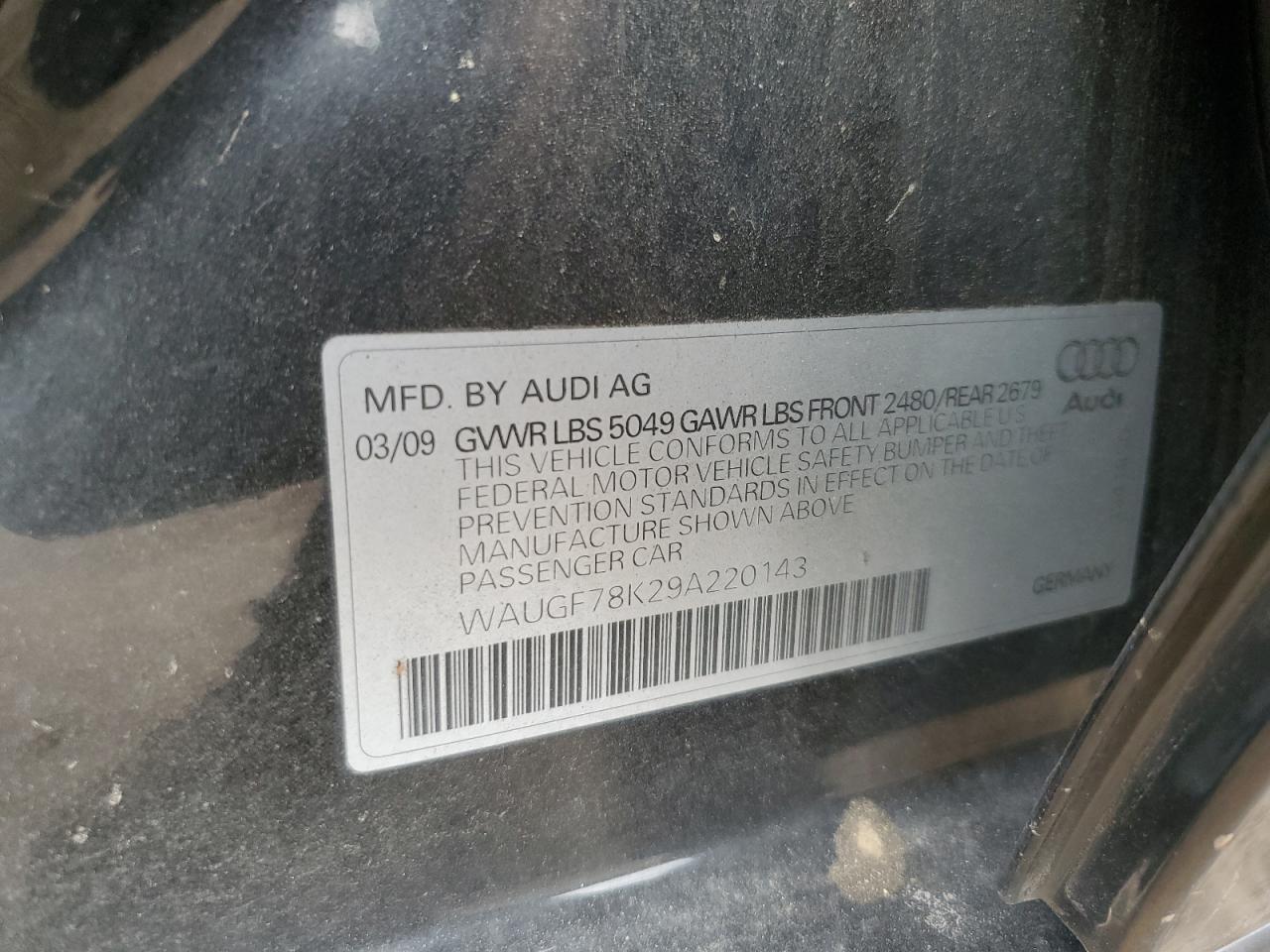 2009 AUDI A4