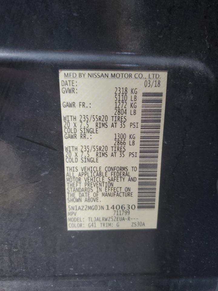 2018 NISSAN MURANO