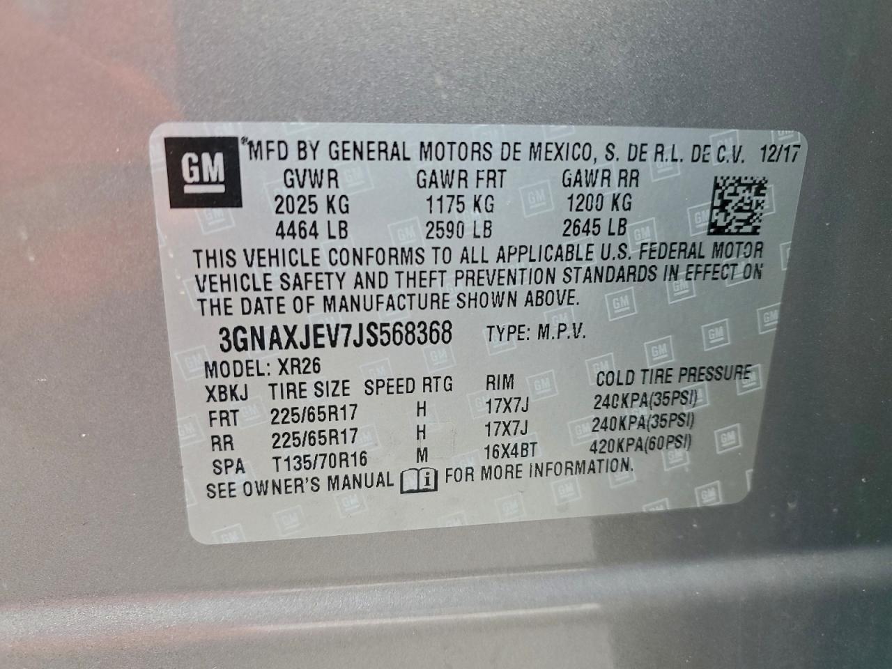 2018 CHEVROLET EQUINOX