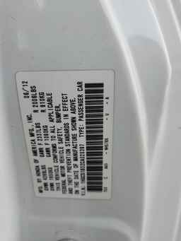 2012 HONDA ACCORD