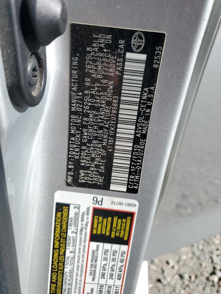 2014 TOYOTA CAMRY