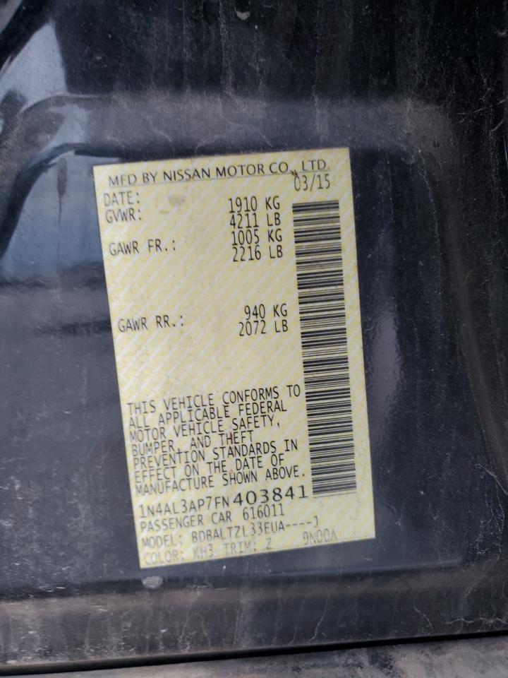 2015 NISSAN ALTIMA