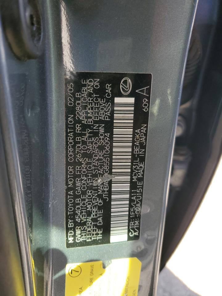 2005 LEXUS ES 330
