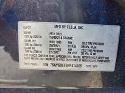2022 TESLA MODEL Y