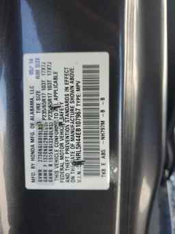 2014 HONDA ODYSSEY