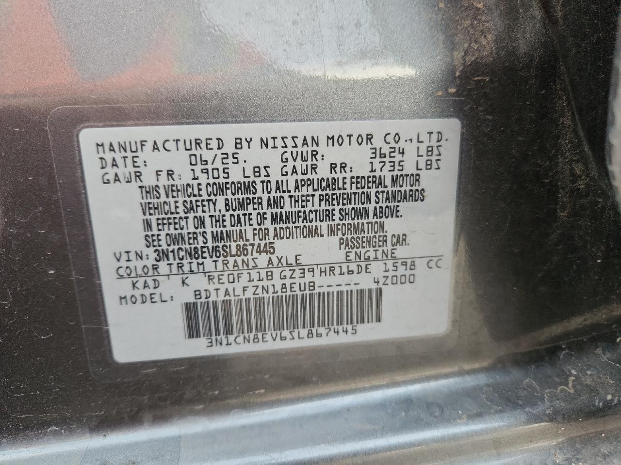 2025 NISSAN VERSA