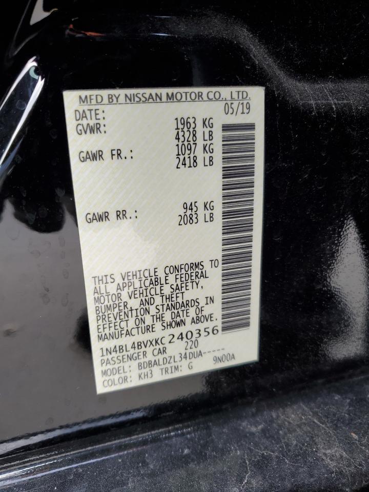 2019 NISSAN ALTIMA