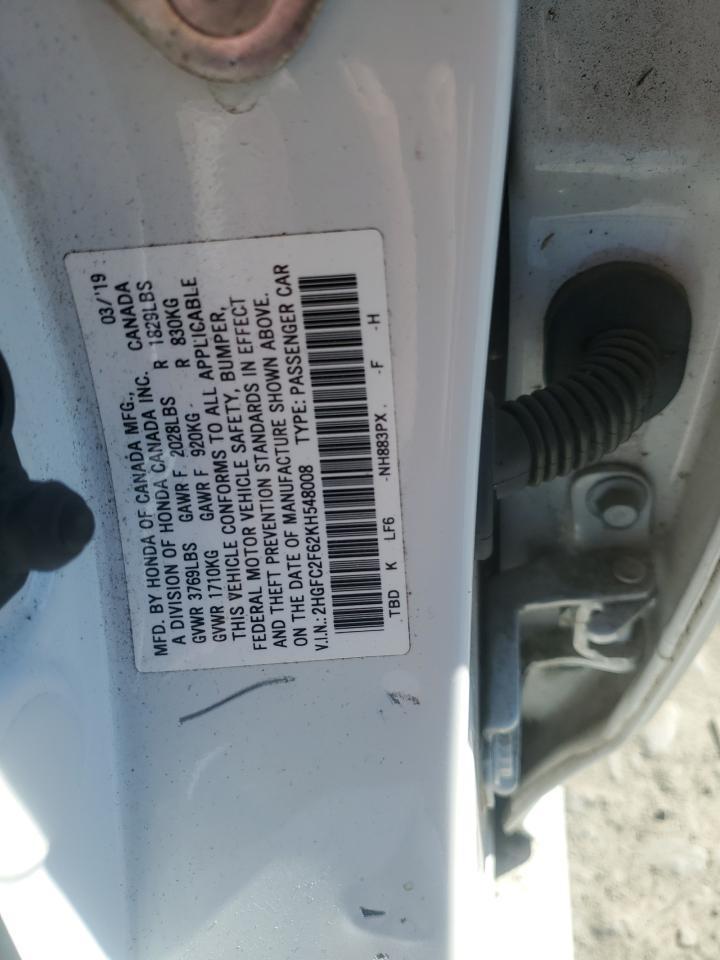2019 HONDA CIVIC