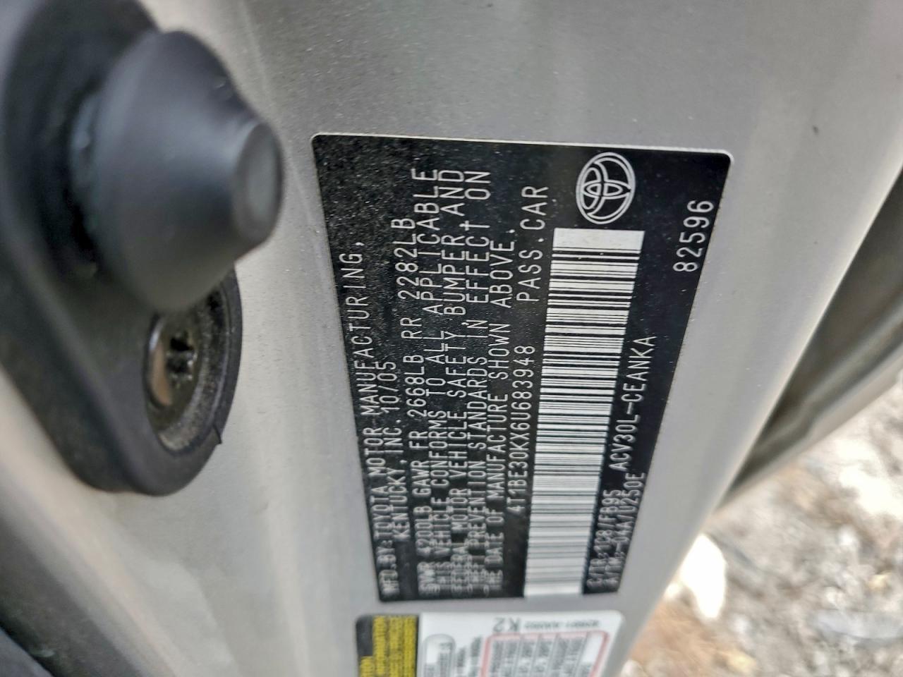 2006 TOYOTA CAMRY