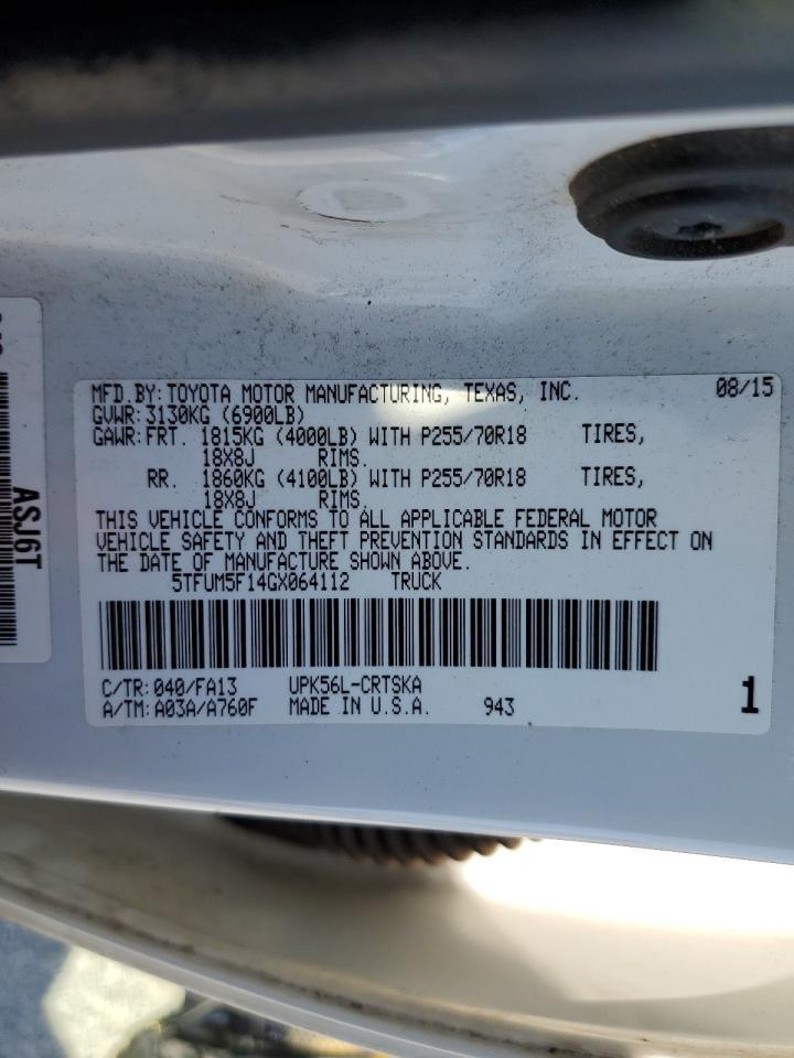 2016 TOYOTA TUNDRA