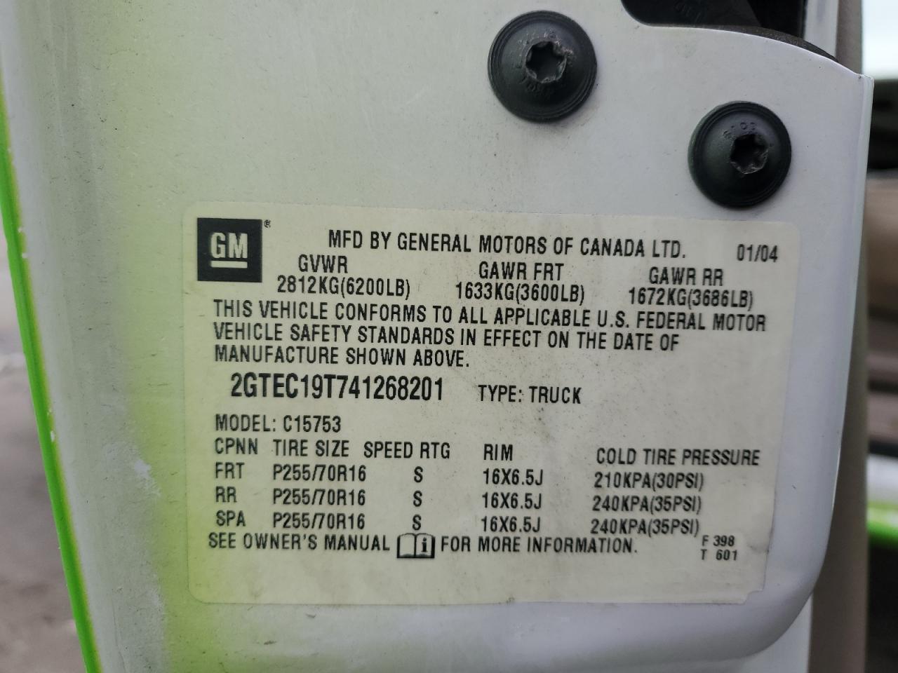 2004 GMC Sierra