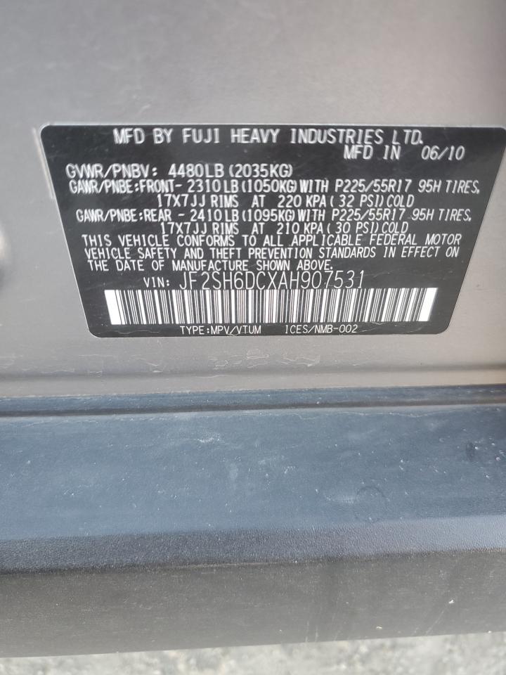 2010 SUBARU FORESTER