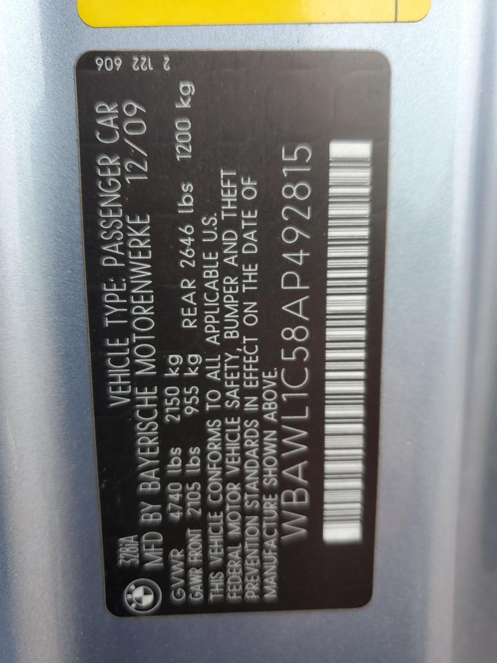 2010 BMW 3 SERIES