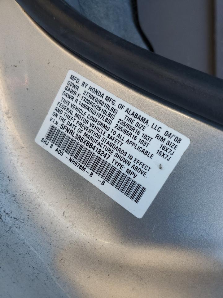 2008 HONDA ODYSSEY