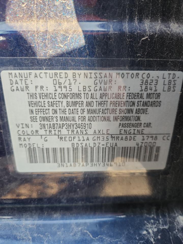 2017 NISSAN SENTRA