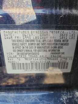 2017 NISSAN SENTRA