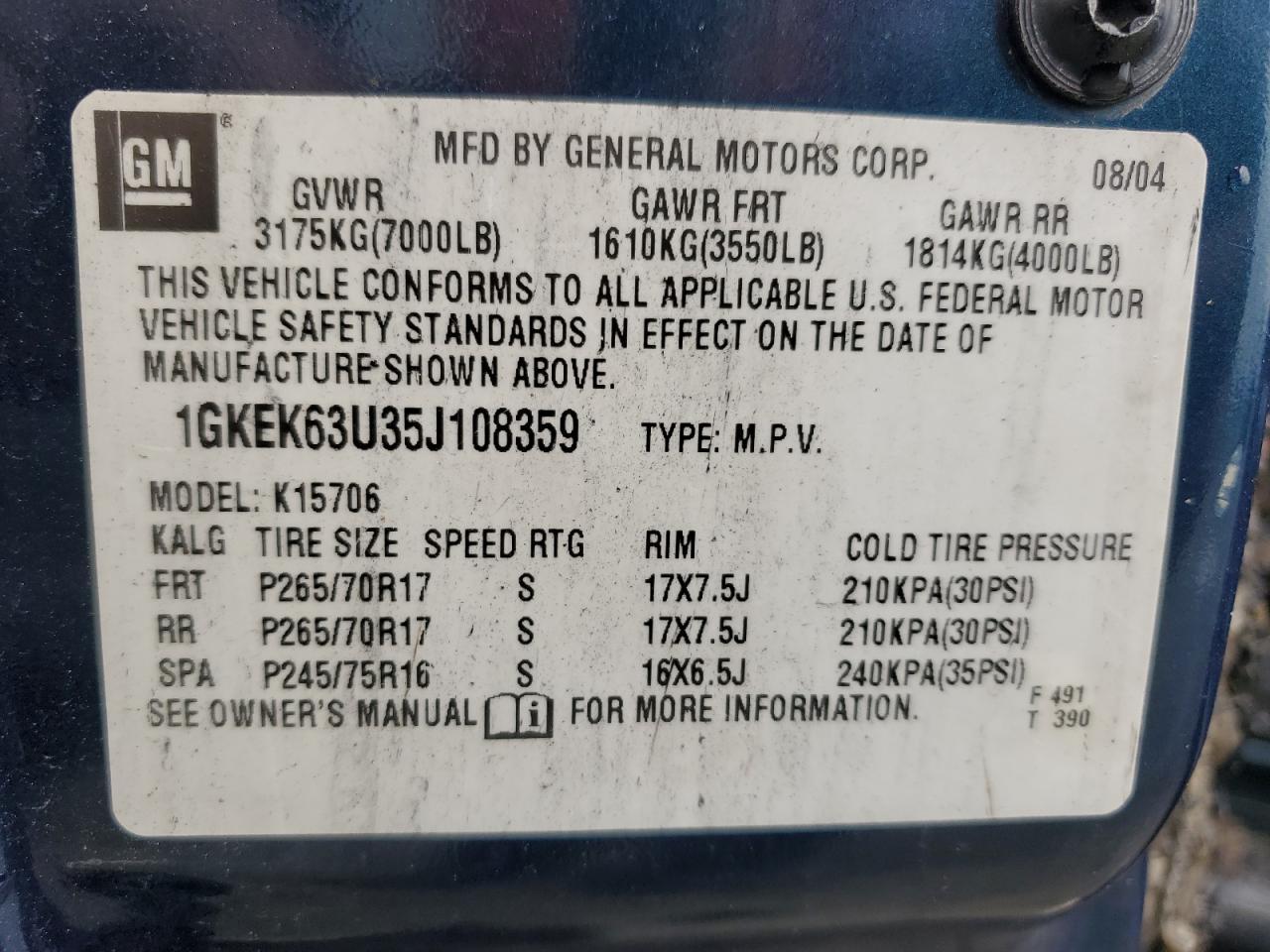 2005 GMC Yukon