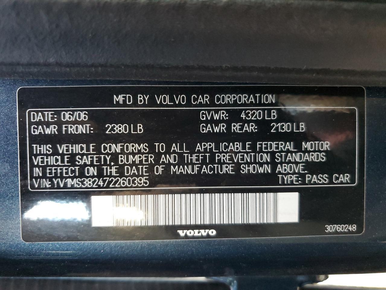 2007 VOLVO S40