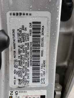 2008 TOYOTA COROLLA
