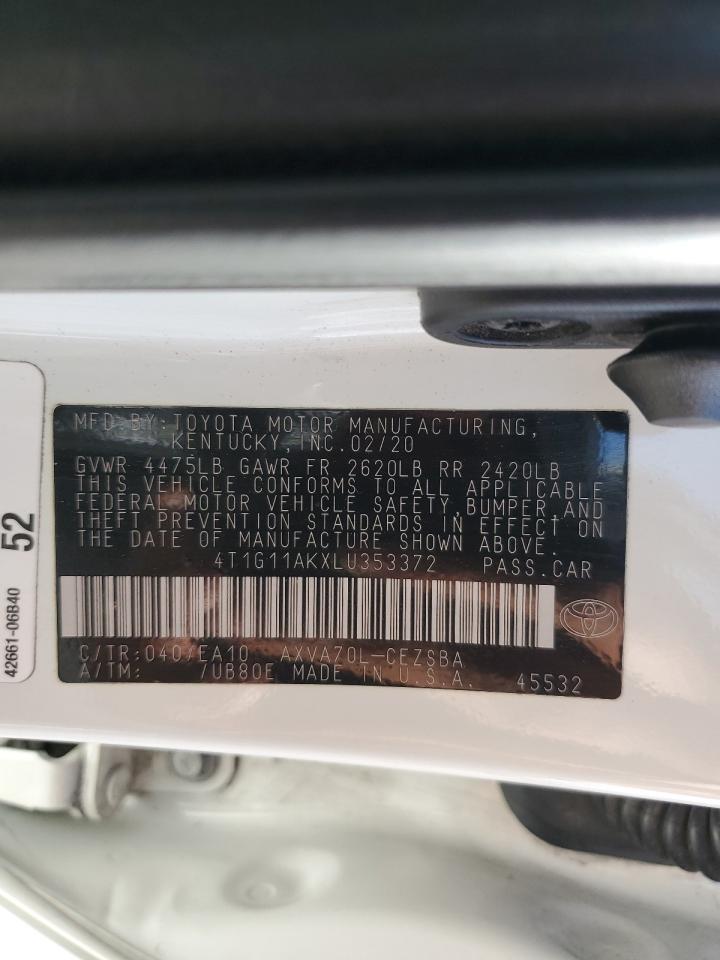 2020 TOYOTA CAMRY