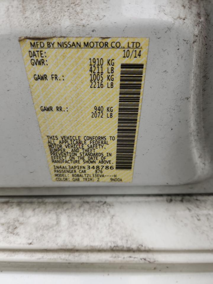 2015 NISSAN ALTIMA