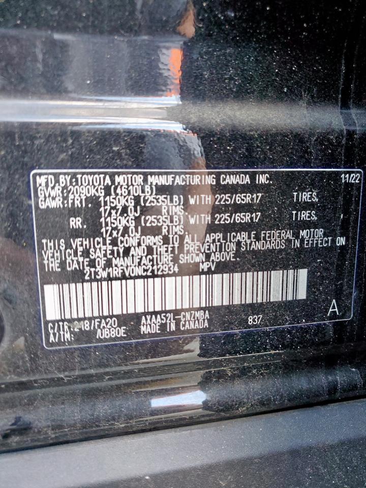 2022 TOYOTA RAV4