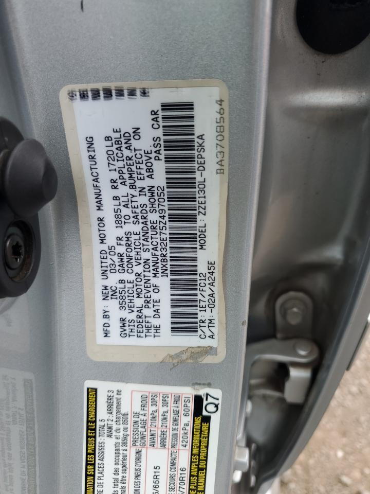 2005 TOYOTA COROLLA