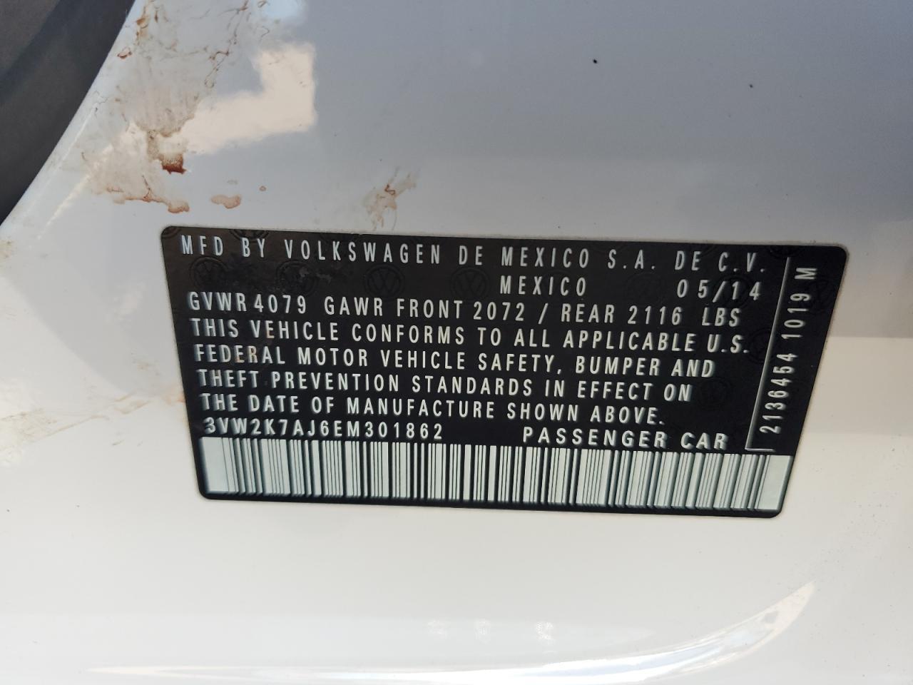 2014 VOLKSWAGEN JETTA