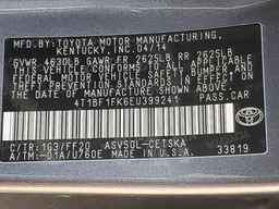 2014 TOYOTA CAMRY