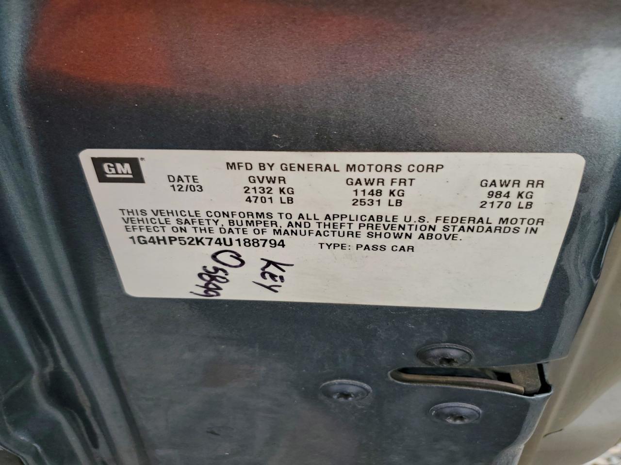 2004 BUICK Lesabre