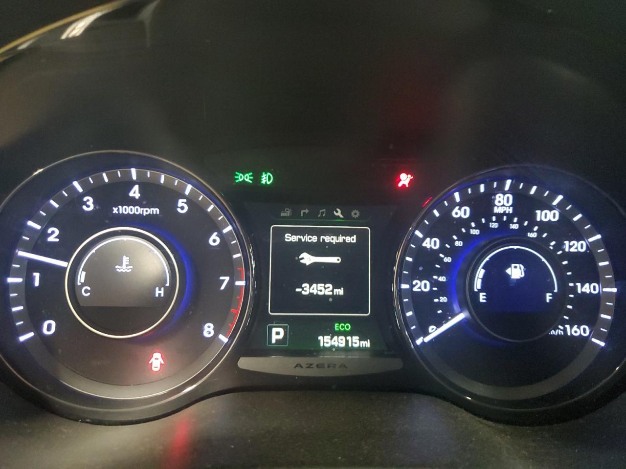 2016 HYUNDAI Azera