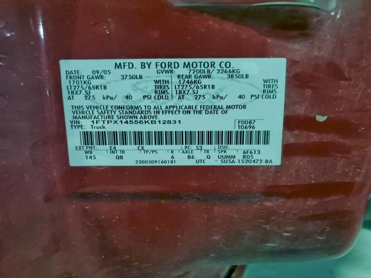 2006 FORD F-150