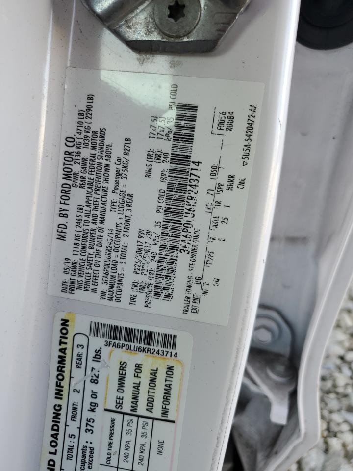 2019 FORD FUSION