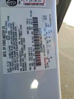 2010 FORD FUSION