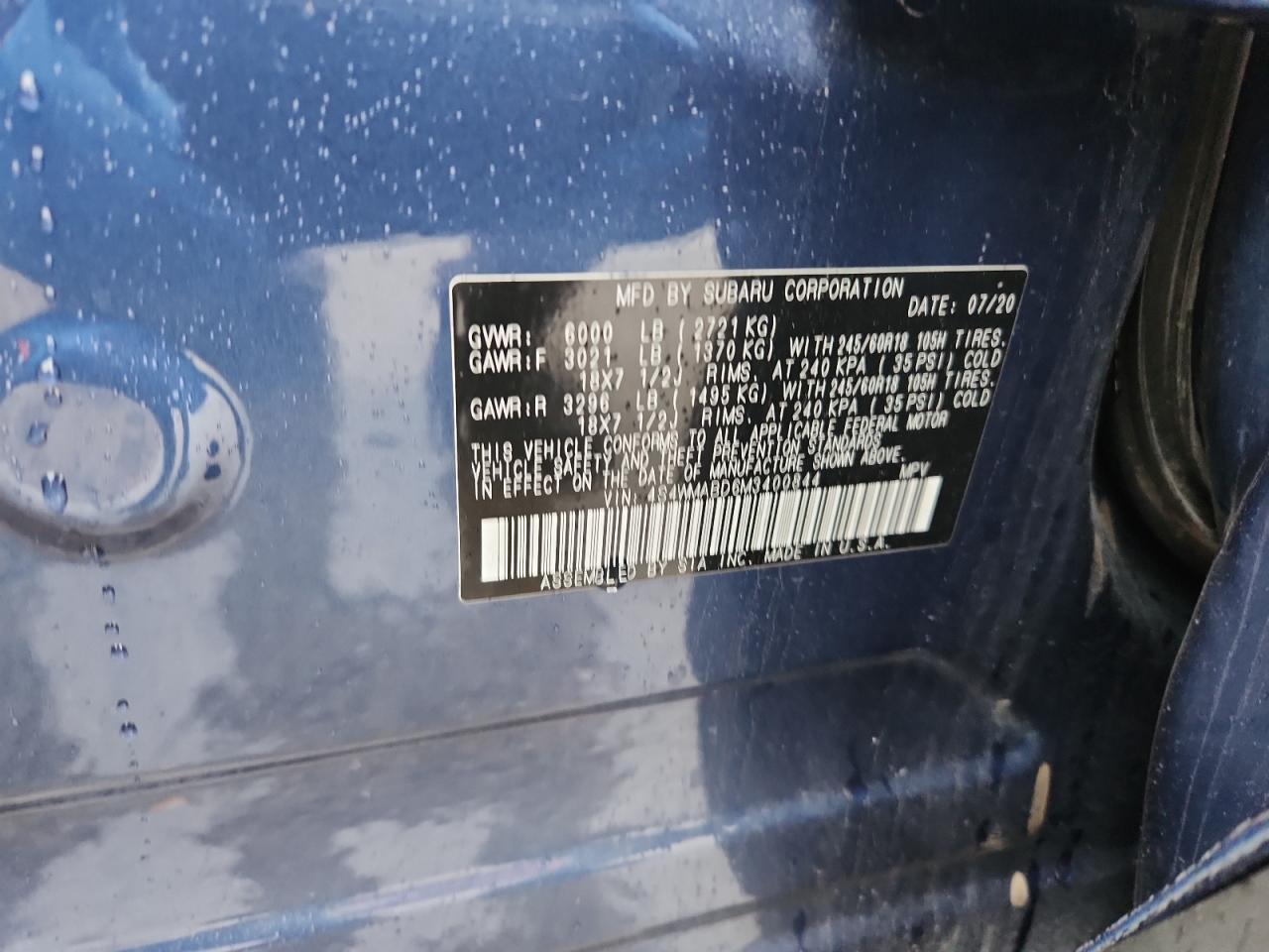 2021 SUBARU Ascent